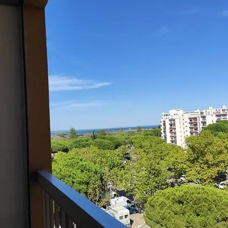 Carnon Plage, Vue Port, Clim Et Parking Apartmán *